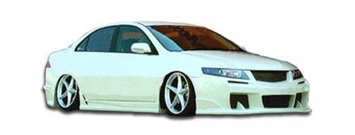 2004-2008 Acura TSX Duraflex Raven Body Kit - 4 Piece - Includes Raven Front Bumper Cover (100545) Raven Rear Bumper Cover (100546) Raven Side Skirts Rocker Panels (100547)