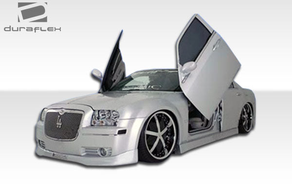 2005-2010 Chrysler 300 Duraflex Elegante Body Kit - 4 Piece - Includes Elegante Front Lip Under Spoiler Air Dam (100629) Elegante Rear Lip Under Spoiler Air Dam (102236) Elegante Side Skirts Rocker Panels (100631)
