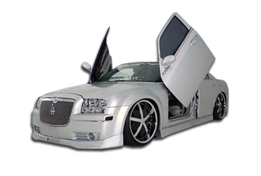 2005-2010 Chrysler 300 Duraflex Elegante Body Kit - 4 Piece - Includes Elegante Front Lip Under Spoiler Air Dam (100629) Elegante Rear Lip Under Spoiler Air Dam (102236) Elegante Side Skirts Rocker Panels (100631)