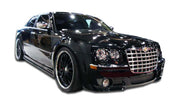 2005-2010 Chrysler 300C Duraflex Platinum Body Kit - 4 Piece - Includes Platinum Front Bumper Cover (103342) Elegante Rear Lip Under Spoiler Air Dam (102236) Elegante Side Skirts Rocker Panels (100631)