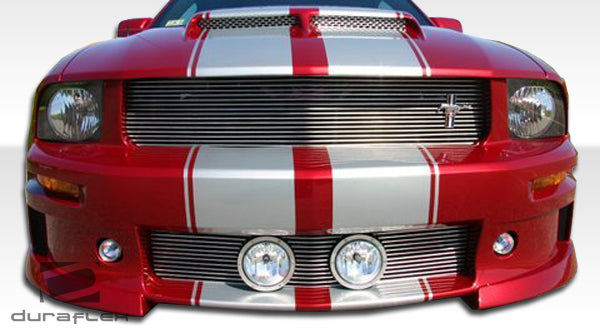 2005-2009 Ford Mustang Duraflex CVX Body Kit - 4 Piece - Includes CVX Front Bumper Cover (104847) CVX Rear Lip Under Spoiler Air Dam (104920) CVX Side Skirts Rocker Panels (104921)