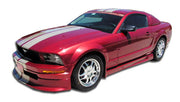 2005-2009 Ford Mustang V6 Duraflex Racer Body Kit - 4 Piece - Includes Racer Front Lip Under Spoiler Air Dam (100660) Racer Rear Lip Under Spoiler Air Dam (100649) Racer Side Skirts Rocker Panels (100650)