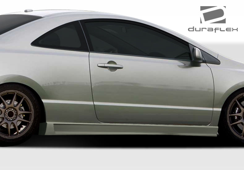 2006-2011 Honda Civic 2DR Duraflex B-2 Side Skirts Rocker Panels - 2 Piece