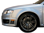 2006-2008 Audi A4 S4 B7 4DR Duraflex RS4 Wide Body Front Fenders - 2 Piece