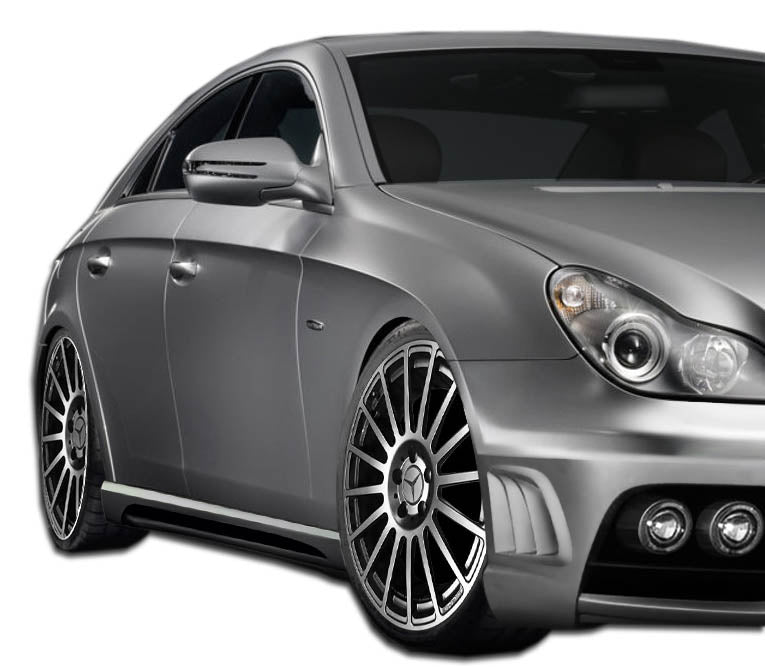 2006-2011 Mercedes CLS Class C219 W219 Duraflex W-1 Side Skirts Rocker Panels - 2 Piece