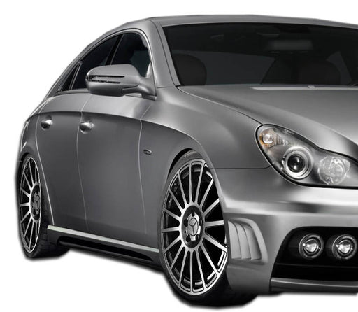 2006-2011 Mercedes CLS Class C219 W219 Duraflex W-1 Side Skirts Rocker Panels - 2 Piece