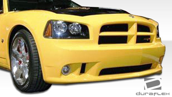 2006-2010 Dodge Charger Duraflex SRT Look Body Kit - 4 Piece - Includes SRT Look Front Bumper Cover (104850) VIP Side Skirts Rocker Panels ( 103331) VIP Rear Lip Under Spoiler Air Dam (103330)