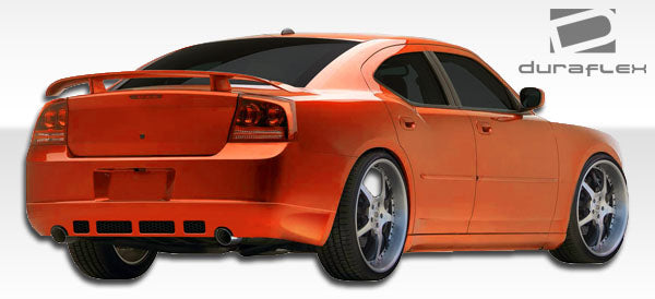 2006-2010 Dodge Charger Duraflex RK-S Body Kit - 4 Piece - Includes RK-S Front Bumper Cover (108780) VIP Side Skirts Rocker Panels (103331) VIP Rear Lip Under Spoiler Air Dam (103330)