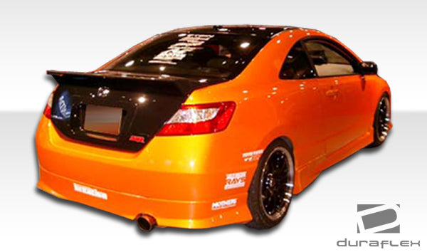 2006-2011 Honda Civic 2DR Duraflex Type M Body Kit - 4 Piece - Includes Type M Front Bumper Cover (103335) Type M Side Skirts Rocker Panels (103337) Type M Rear Lip Under Air Dam Spoiler (103336)