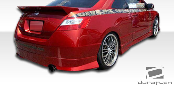 2006-2011 Honda Civic 2DR Duraflex Type M Body Kit - 4 Piece - Includes Type M Front Bumper Cover (103335) Type M Side Skirts Rocker Panels (103337) Type M Rear Lip Under Air Dam Spoiler (103336)