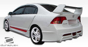 2006-2011 Honda Civic 4DR Duraflex R-Spec Body Kit - 4 Piece - Includes R-Spec Front Bumper Cover (104428) R-Spec Rear Bumper Cover (104429) R-Spec Side Skirts Rocker Panels (104430)
