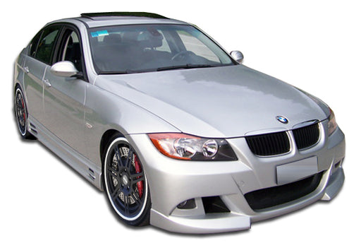 2006-2008 BMW 3 Series E90 4dr Duraflex R-1 Body Kit - 4 Piece - Includes R-1 Front Bumper Cover (105350) R-1 Side Skirts Rocker Panels (105351) R-1 Rear Bumper Cover (105352)