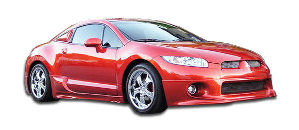 2006-2008 Mitsubishi Eclipse Duraflex Racer Body Kit - 4 Piece - Includes Racer Front Lip Under Spoiler Air Dam (102272) Racer Rear Lip Under Spoiler Air Dam (102274) Racer Side Skirts Rocker Panels (102273)