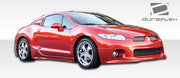 2006-2008 Mitsubishi Eclipse Duraflex Racer Body Kit - 4 Piece - Includes Racer Front Lip Under Spoiler Air Dam (102272) Racer Rear Lip Under Spoiler Air Dam (102274) Racer Side Skirts Rocker Panels (102273)