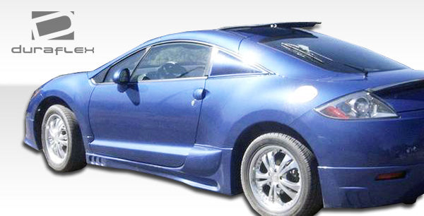 2006-2008 Mitsubishi Eclipse Duraflex Racer Body Kit - 4 Piece - Includes Racer Front Lip Under Spoiler Air Dam (102272) Racer Rear Lip Under Spoiler Air Dam (102274) Racer Side Skirts Rocker Panels (102273)