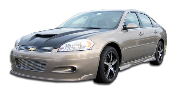 2006-2013 Chevrolet Impala Duraflex Racer Body Kit - 4 Piece - Includes Racer Front Lip Under Spoiler Air Dam (103094) Racer Rear Lip Under Spoiler Air Dam (103096) Racer Side Skirts Rocker Panels (103095)