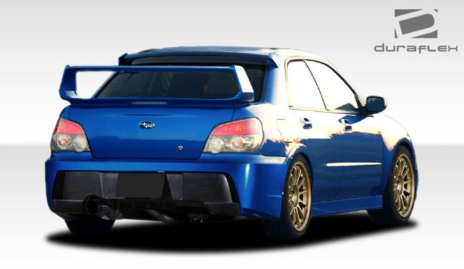 2006-2007 Subaru Impreza Duraflex Z-Speed Body Kit - 4 Piece - Includes Z-Speed Front Bumper Cover (104166) Z-Speed Side Skirts Rocker Panels (104167) Z-Speed Rear Bumper Cover (104168)