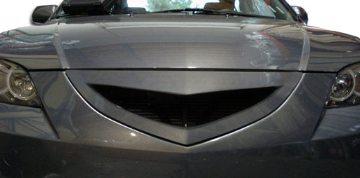 2004-2009 Mazda 3 4DR Open Mouth Grille - 1 Piece