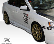 2008-2015 Mitsubishi Lancer Evolution 10 Duraflex GT Concept Side Skirts Rocker Panels - 2 Piece