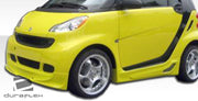 2008-2012 Smart ForTwo Duraflex FX Body Kit - 4 Piece - Includes FX Front Lip Under Spoiler Air Dam (105667) FX Side Skirts Rocker Panels (105668) FX Rear Lip Under Spoiler Air Dam (105669)