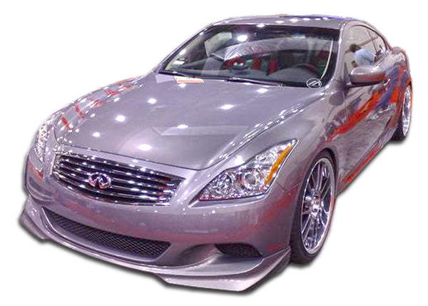 2008-2015 Infiniti G Coupe G37 Convertible Duraflex J-Spec Body Kit (sport) - 4 Piece - Includes J-Spec Front Lip Under Spoiler Air Dam (106122) GT Concept Side Skirts Rocker Panels (104676) Elite Rear Bumper Cover (108240)