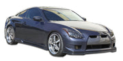 2008-2015 Infiniti G Coupe G37 Q60 Convertible Duraflex GT-R Body Kit - 4 Piece - Includes GT-R Front Bumper Cover (107042) GT-R Side Skirts Rocker Panels (107043) Elite Rear Bumper Cover (108240)