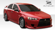 2008-2017 Mitsubishi Lancer Duraflex C-1 Body Kit - 4 Piece - Includes C-1 Front Bumper Cover (106417) C-1 Side Skirts Rocker Panels (106418) C-1 Rear Bumper Cover (106419)