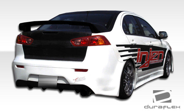 2008-2017 Mitsubishi Lancer 4DR Duraflex I-Spec Body Kit - 4 Piece - Includes I-Spec Front Bumper Cover (108777) GT Concept Side Skirts Rocker Panels (103943) GT Concept Rear Bumper Cover (103944)