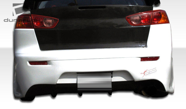 2008-2017 Mitsubishi Lancer Duraflex GT Concept Rear Bumper Cover - 1 Piece
