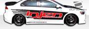 2008-2017 Mitsubishi Lancer Duraflex GT Concept Side Skirts Rocker Panels - 2 Piece