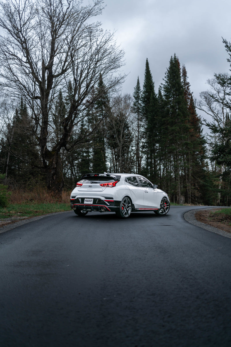 MBRP 2019+ Hyundai Veloster N 2.0L Turbo 3in Cat Back - Acier aluminisé - Embout T304
