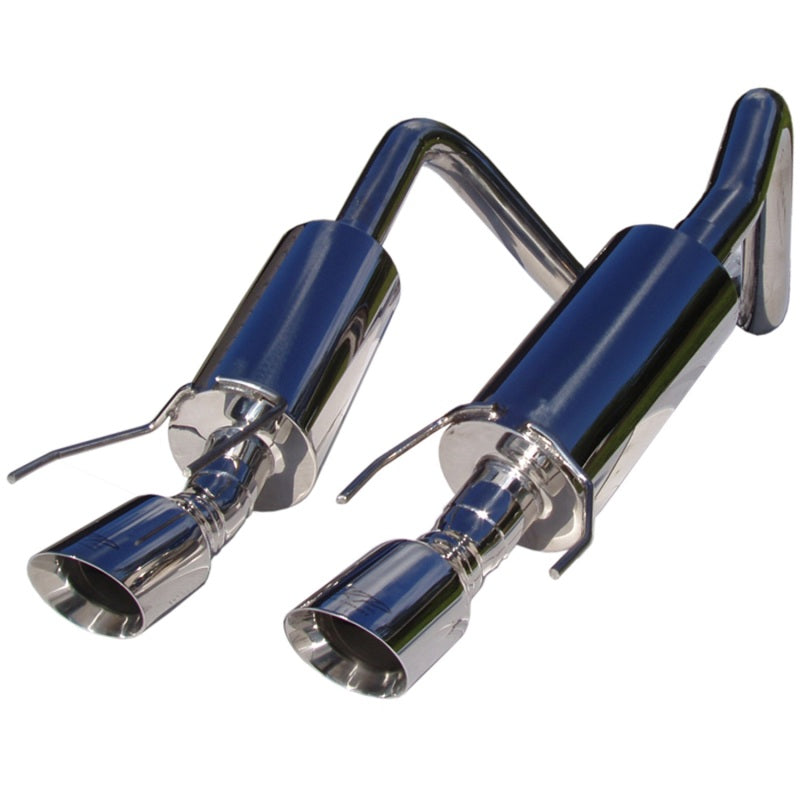 MBRP 2005-2008 Chev Corvette Double Silencieux Essieu Arrière 4 Embouts Ronds à Double Paroi