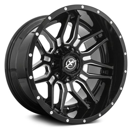XF OFFROAD XF-222 Gloss Black Milled
