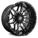 XF OFFROAD XF-222 Gloss Black Milled