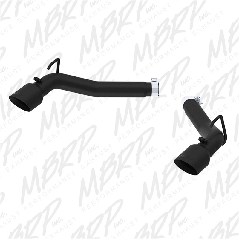 MBRP 2010-2015 Chevrolet Camaro V6 3.6L 3in Noir Enduit Essieu Arrière Silencieux Supprimer