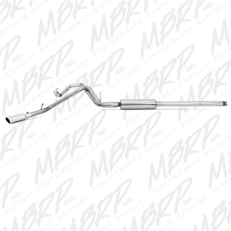 MBRP 2009 Chev/GMC 1500 4.8/5.3L EC/CC (à l'exclusion de 8 lits) Cat Back Dual Split Side