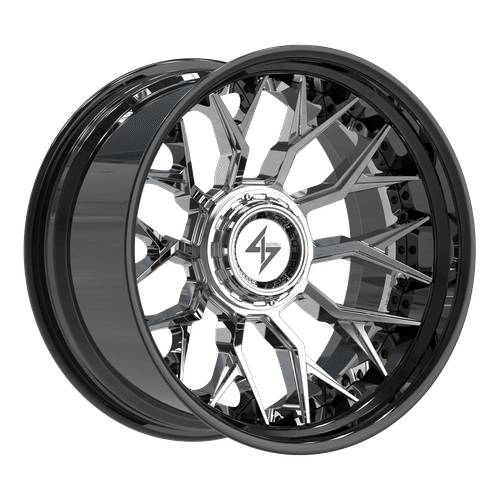 SENTALI BARREL FORGED XTREME BFX2 Gloss Black Lip / Chrome Centre