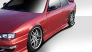 1995-1996 Nissan 240SX S14 Duraflex Type U Body Kit - 4 Piece - Includes Type U Front Bumper Cover (104626) Type U Side Skirts Rocker Panels (101647) Type U Rear Bumper Cover ( 101646)