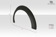 Universal Duraflex Fender Flares - 2 Piece (S)
