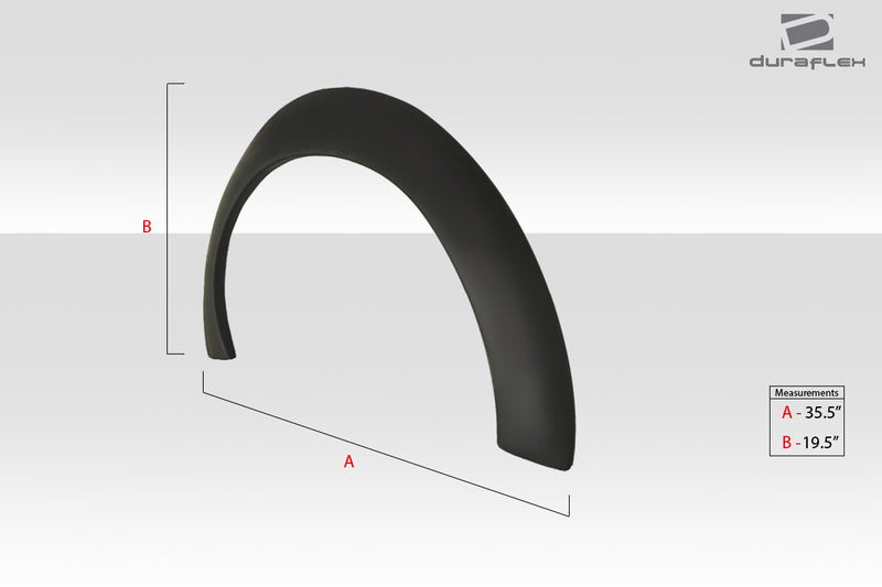 Universal Duraflex Fender Flares - 2 Piece (S)