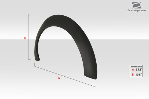 Universal Duraflex Fender Flares - 2 Piece (S)