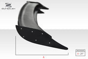 Universal Duraflex Saleen Wing Trunk Lid Spoiler - 1 Piece