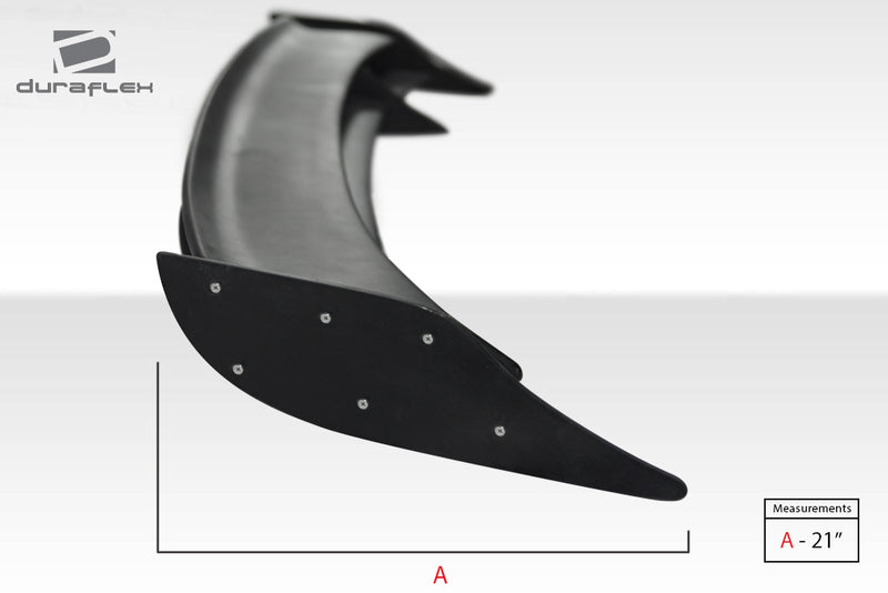 Universal Duraflex Saleen Wing Trunk Lid Spoiler - 1 Piece