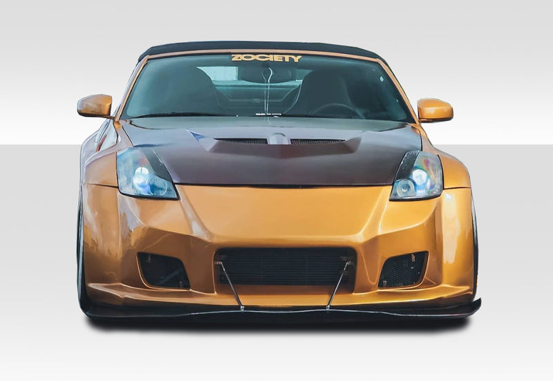 2003-2008 Nissan 350Z Z33 Duraflex B-2 Body Kit - 4 Piece - Includes B-2 Front Bumper Cover (103347) B-2 Side Skirts Rocker Panels (103351) B-2 Rear Bumper Cover (103349)