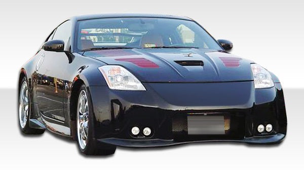 2003-2008 Nissan 350Z Z33 Duraflex Vader 3 Body Kit - 4 Piece - Includes Vader 3 Wide Body Front Bumper Cover (102263) Vader 3 Wide Body Rear Bumper Cover (102265) Vader 3 Wide Body Side Skirts Rocker Panels (102264)