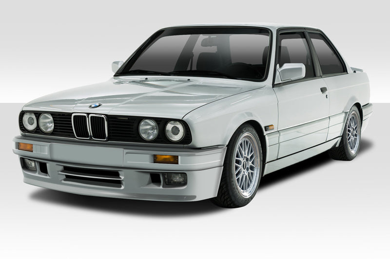 1988-1991 BMW 3 Series E30 2DR Duraflex M-Tech Body Kit - 4 Piece - Includes M-Tech Front Bumper Cover (105044) M-Tech Rear Bumper Cover (105047) M-Tech Side Skirts Rocker Panels (105046)