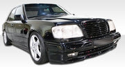 1986-1995 Mercedes E Class W124 4DR Duraflex C36 Look Body Kit - 4 Piece - Includes C36 Look Front Bumper Cover (105064) C36 Look Rear Bumper Cover (105065) AMG Style Side Skirts Rocker Panels (105061)