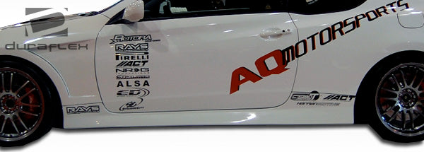 2010-2016 Hyundai Genesis Coupe 2DR Duraflex Circuit Side Skirts Rocker Panels - 2 Piece