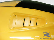 2010-2014 Ford Mustang Duraflex Circuit Window Scoop Louvers - 2 Piece