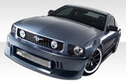 2005-2009 Ford Mustang Duraflex Circuit Body Kit - 4 Piece - Includes Circuit Front Bumper Cover (106135) GT Concept Side Skirts Rocker Panels (103636) Circuit Rear Bumper Cover (106137)